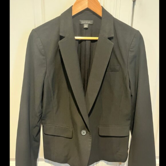 Ann Taylor - Notched One Button Blazer - Picture 1 of 7